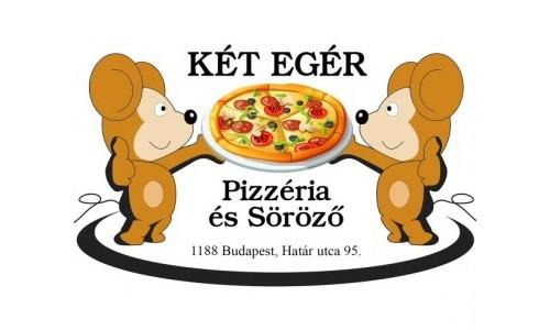 Két Egér Söröző és Pizzéria logo